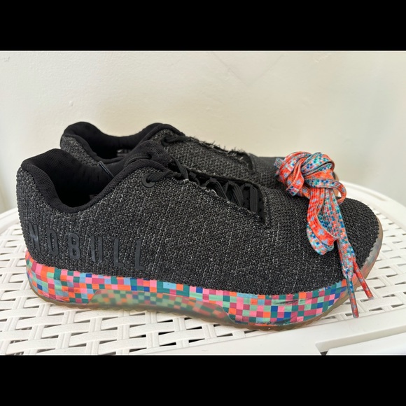 Nobull Impact Trainer+ Black Heather Pixel, men’s 7.5 woman’s 9 - Picture 3 of 5